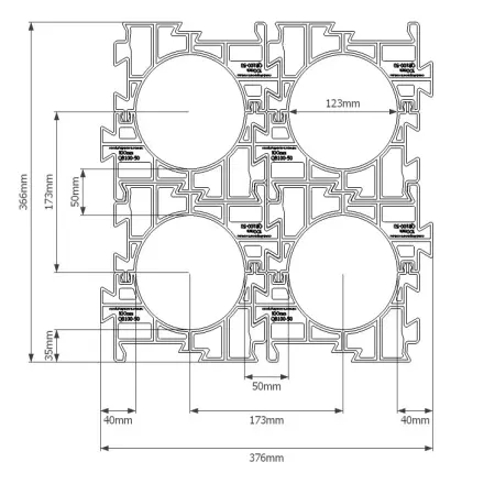 Conduit spacer 100mm, 50mm sep 2.webp