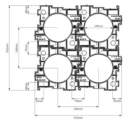 Conduit spacer 150mm, 75mm sep 1.webp