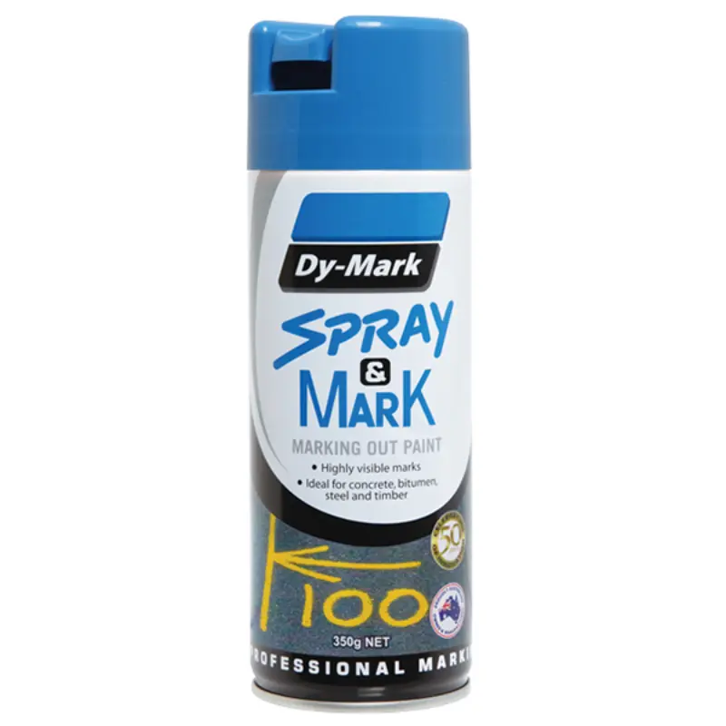 Dy-Mark Spot Spray Paint 350g - Fluoro Blue