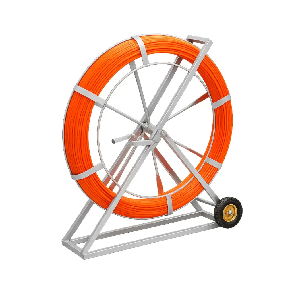 12mm x 210m Fibreglass Rodder (W copper trace rod) - Orange