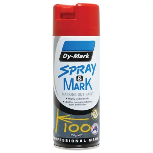 Dy-Mark Spot Spray Paint 350g - Red