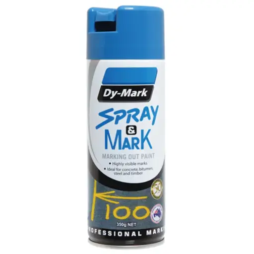 Dy-Mark Spot Spray Paint 350g - Fluoro Blue
