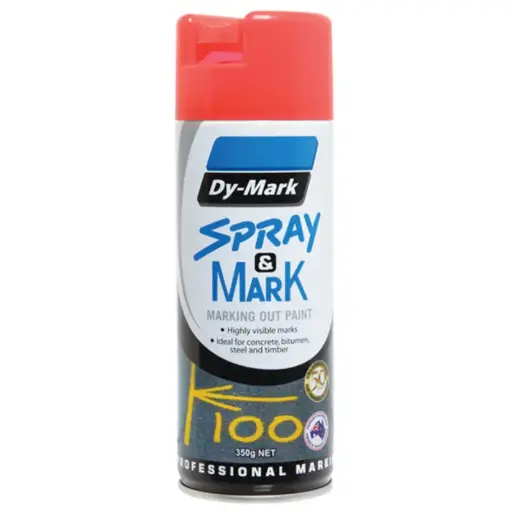 Dy-Mark Spot Spray Paint 350g - Fluoro Orange
