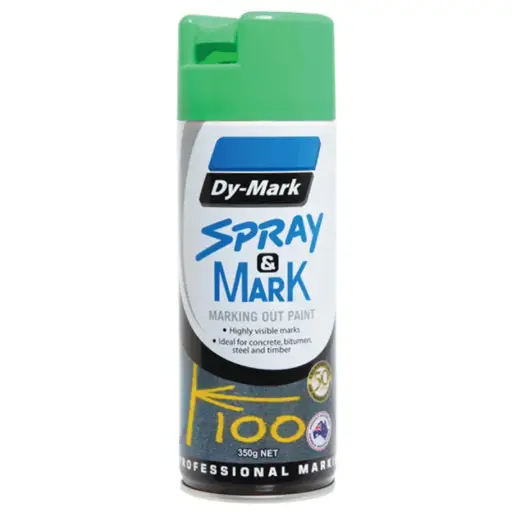 Dy-Mark Spot Spray Paint 350g - Fluoro Green